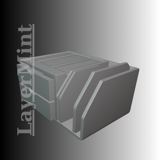 ETSY-1.png Desk Organizer with Drawers and Book Holder – 3D Printable STL File