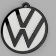 VW_new.jpg Car Keychain Multicolor