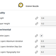 settings.png Layer height test (0.6mm nozzle)