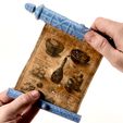 Retracting-Scroll-8.jpg Retracting Scroll | Fantasy Prop