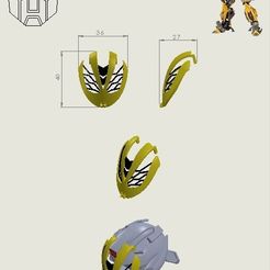 Mascara Cults.jpg Autobot Bumblebee Transformers Battle Mask