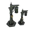Cyber-Punk-Street-Lights-A-Paint-Sample-Mystic-Pigeon-Gaming-7.jpg Gothic Hive Sci Fi City Scatter Terrain Pack A