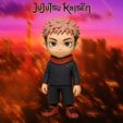 Picsart_25-07-25_00-19-51-170.jpg Jujutsu Kaisen Figures Pack (STL) - Gojo, Itadori, Nobara, Megumi - 3D Printable