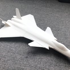 微信图片_20200526133453.jpg Archivo STL J-20 Jet imprimible en 3D・Modelo para descargar e imprimir en 3D