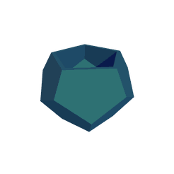 Dodecahedron-vase-without-drain.png STL file Dodecahedron vase without drain・3D printer design to download