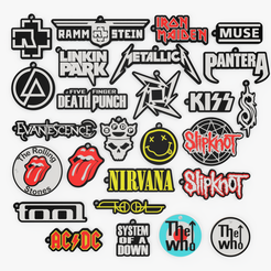 render-final.png Rock and metal bands key chains