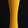 textured-floor-vase-slimprint-stl-for-vase-mode.jpg Floor Vase, Diamond Texture (Vase Mode), Slimprint