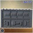 4.jpg Massive rectangular industrial facility with numerous vents and heavy-duty reinforced walls (4) - Future Sci-Fi SF Post apocalyptic Tabletop Scifi Wargaming Planetary exploration RPG Terrain