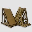 Phone-Holder-Set-8-3.jpg Mobile Phone Stand Holder SVG Laser Cut Files Templates (V8)