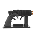 4.png Agent K's Pistol - Blade Runner - Printable 3d model - STL + CAD bundle - Personal Use
