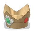 Daisy Crown 3.PNG STL file Flower Princess Daisy Crown・3D printable model to download