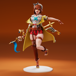 reisalin-1.png Файл 3D Рейзалин + сексуальная версия (Atelier Ryza)・3D-печатный дизайн для загрузки