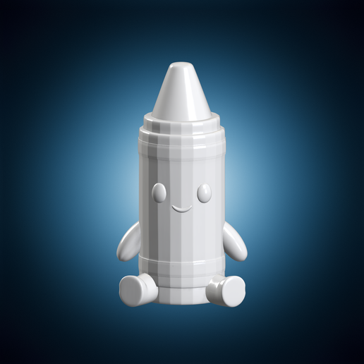 Crayon Character Toy Model