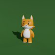 Zorro.png 3D file Cute little Fox・3D print model to download