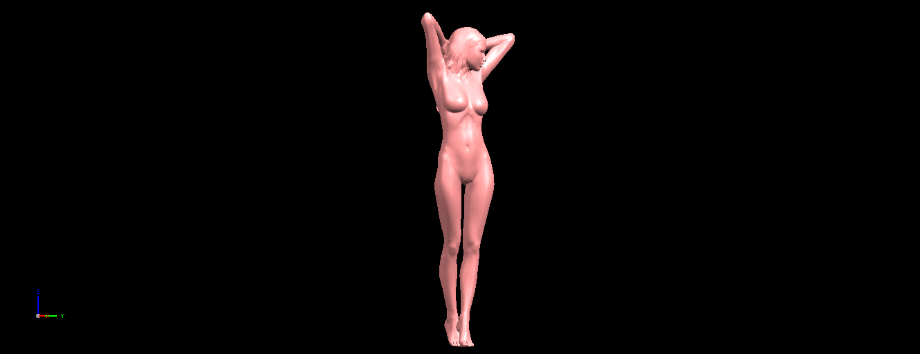 08.png Download free file Naked Girl - Full Body 01 • 3D printing template, GeorgesNikkei