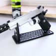 DSCF1471.jpg Colt 1911 display stand | gun stand | airsoft