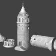 ga5.jpg Galata Tower - 3 Part - Galata Kulesi 3D Model STL
