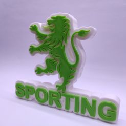 IMG_20210713_093608.jpg STL file Sporting Clube de Portugal・3D printer design to download