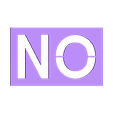 Molde_NO.stl Word templates YES and NO - Word template