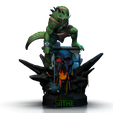Slithe-3.png Slithe Thundercats collection pt.2 STL 3d printing collectibles Reptilio fanart by CG Pyro collectibles