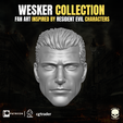 16.png Wesker Head Collection Fan Art For Action Figures For Action Figures