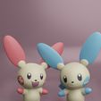 minun-e-plusle-render.jpg Pokemon - Plusle and Minun