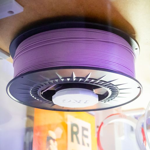 Vertical Filament Storage Mount for 1kg Spools 3D model