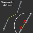 6.png Zenless zone zero Qingyi three section staff for 3dprint