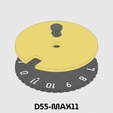 D55-MAX11_exploded.png Life/Score Counter D55 : Max 11