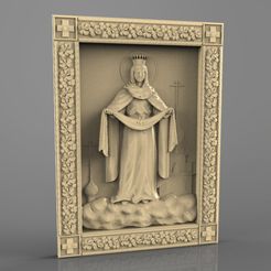icon2.jpg Religious icon cnc art 3D model