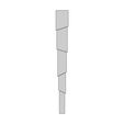 Square-Tilted-step-carved-Wooden-furniture-table-Stool-Leg-pillar-molding-casting-01.jpg Square tilted stepped carved furniture table and stool leg 3D print model