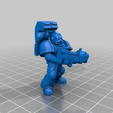 4_PlasmaCannon.png Free STL file Angelic Space Soldiers with Heavy Weapons・Template to download and 3D print