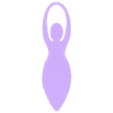 Spiral Goddess Devine Feminine Strength .stl Спираль Goddess Devine Feminine Strength для украшения