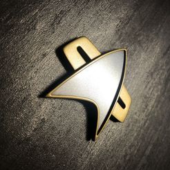 IMG_7501-2.jpg Star Trek Badge First Contact Generations wearable Insignia