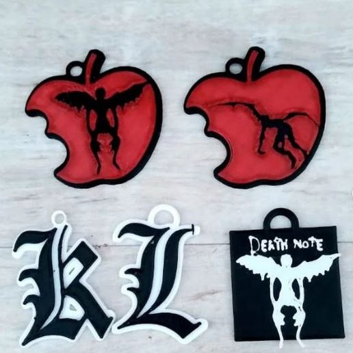🍎 death note coleccion・Archivo STL para Impresión 3D・Cults