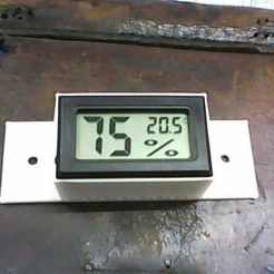 Screenshot_1152.jpg Free 3D file Thermometer-/Hygrometer Mount・Design to download and 3D print
