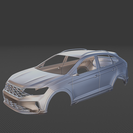 Volkswagen Nivus 2021 Body 3D Model