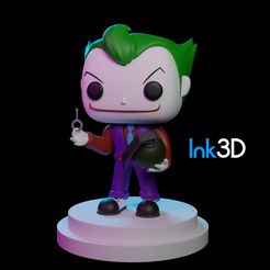 Jokerfunko.jpg Fichier 3D Funko Joker・Modèle à télécharger et à imprimer en 3D