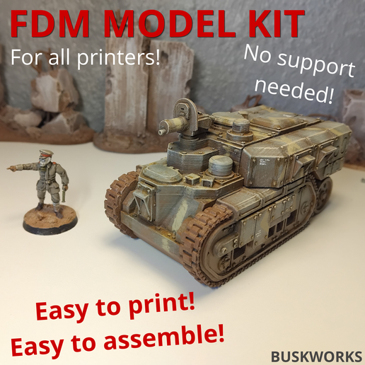 Centorov APC – FDM Wargaming Model Kit for Grimdark Future