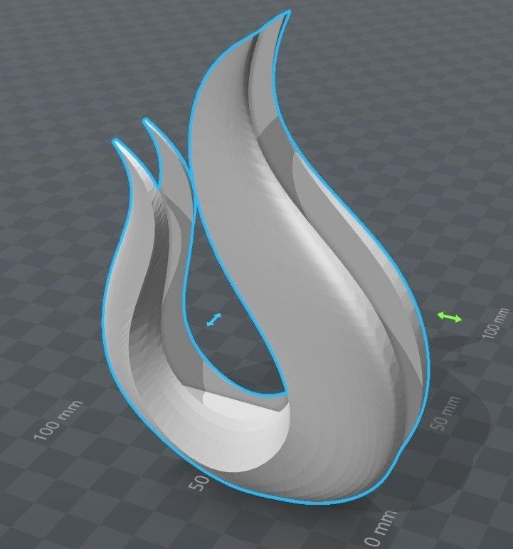 flame napkin holder 1.5.jpg Download STL file Flame Napkin holder • 3D print design, Majs84