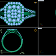 255.png STL file Engagement ring・3D printer model to download