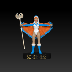 SORCERESS-CU.png OBJ file Sorceress・3D printing model to download