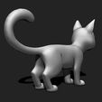 5.jpeg Gato dos desenhos animados para impressão 3D Modelo de impressão 3D