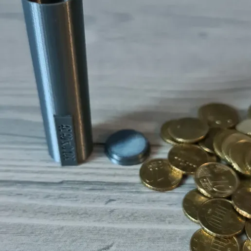 1 cent coin roll / coin box 3D model