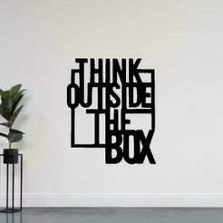 3.jpg THINK OUTSIDE THE BOX - WALL DECORATION