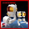 1.png Astronaut Paper Holder Toilet