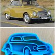 C6108D64-CBB4-42DF-B6CF-611F971DFDFE.jpeg STL file AUTO UNION DKW CAR COOKIE CUTTER・3D printer model to download