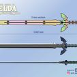 Folie14.jpg Master Sword from Zelda Breath of the Wild (Life Size)
