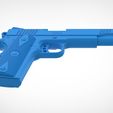 035.jpg Remington 1911 Enhanced pistol from the game Tomb Raider 2013 3D print model3