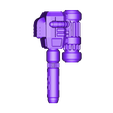 28mm Carapace Melta Gun For Smaller Knight-Right.stl 28mm Carapace Melta Gun For Smaller Knight
